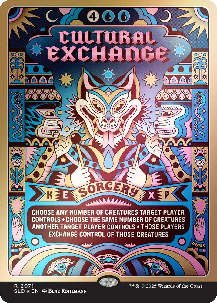 Cultural Exchange (Rainbow Foil) 2071 card from Secret Lair Drop Series