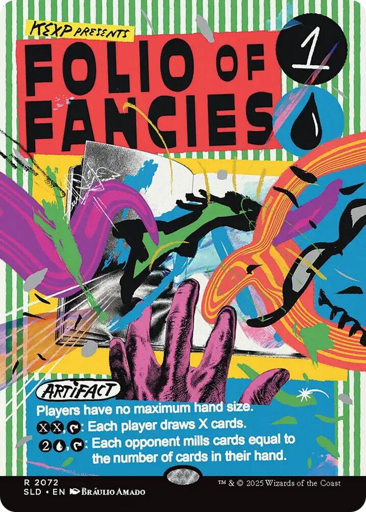 Folio of Fancies 2072 card from Secret Lair Drop Series