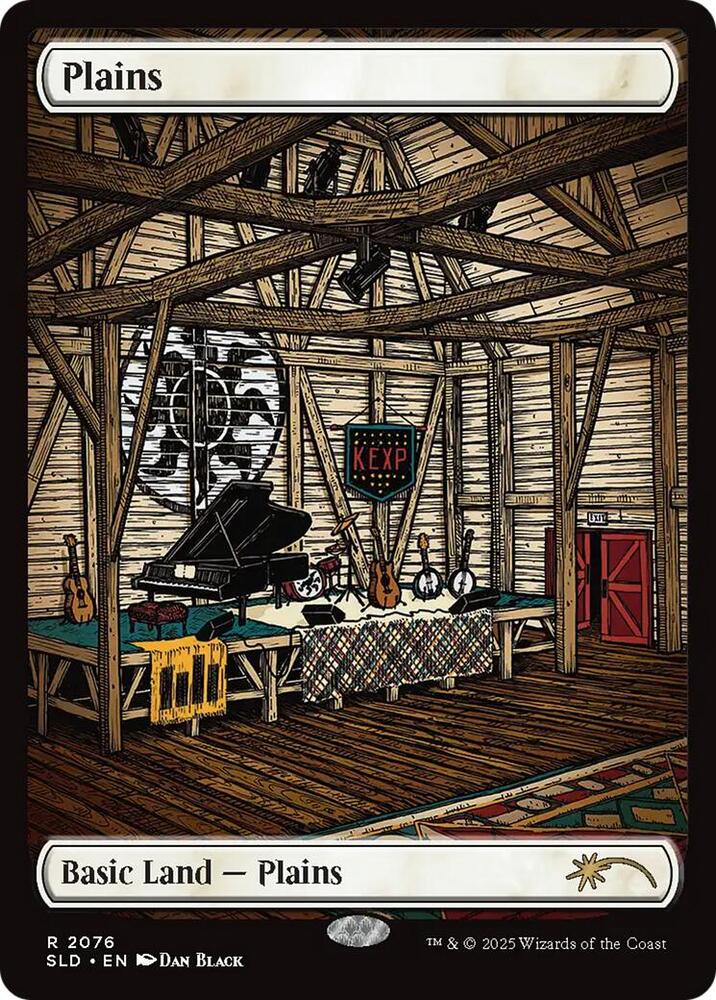 Plains 2076 card from Secret Lair Drop Series