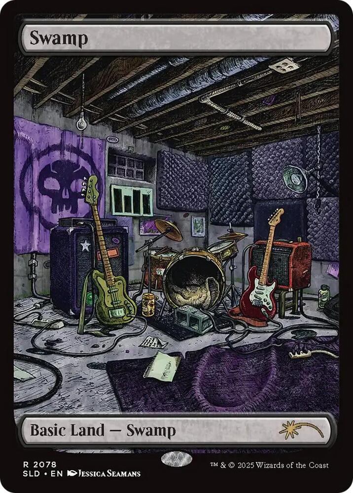 Swamp 2078 card from Secret Lair Drop Series