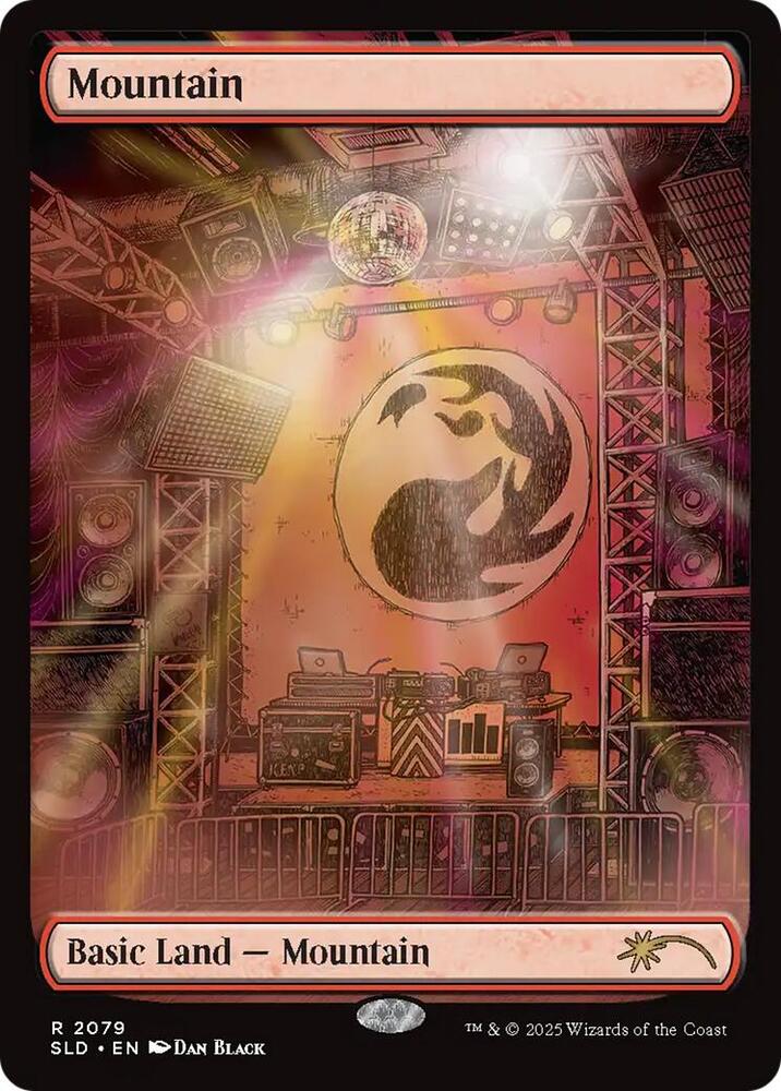 Mountain 2079 card from Secret Lair Drop Series
