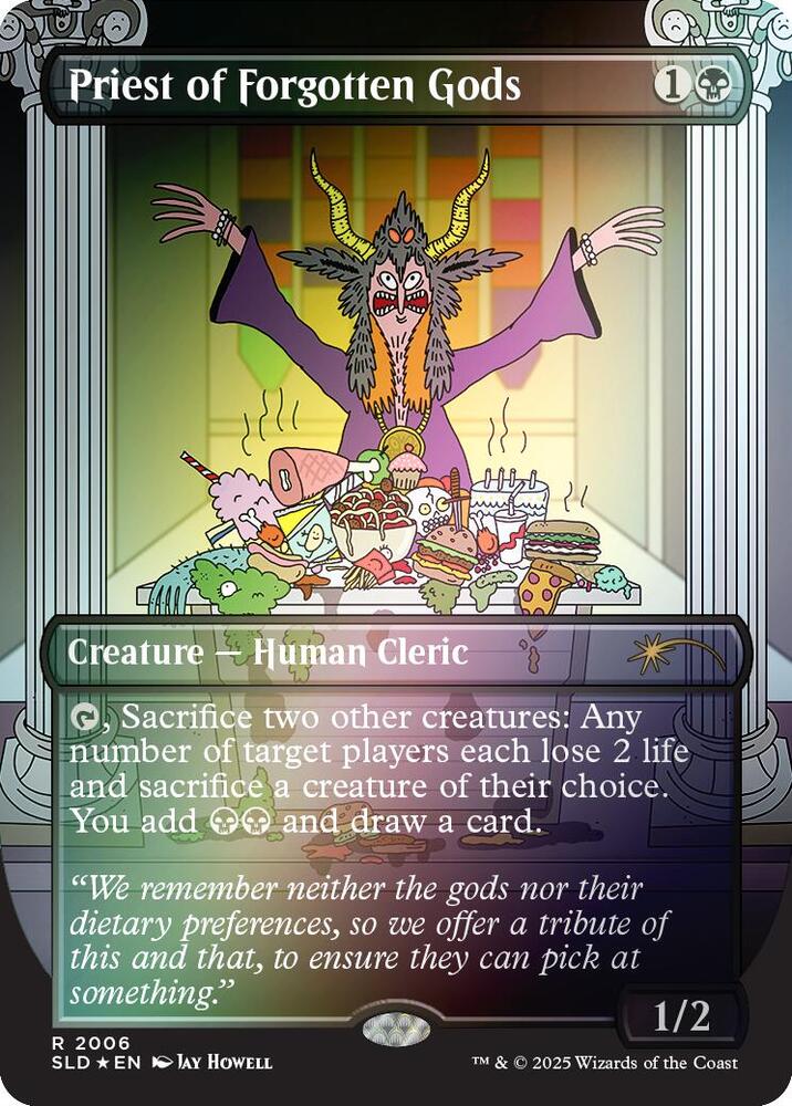 Priest of Forgotten Gods (Rainbow Foil) 2006 card from Secret Lair Drop Series