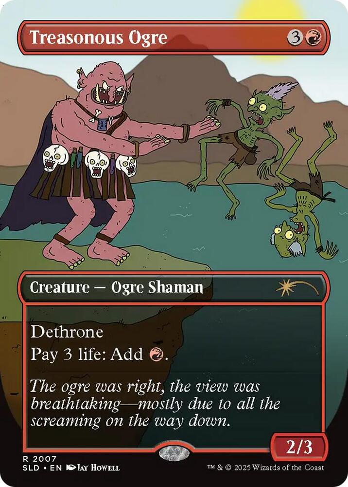 Treasonous Ogre 2007 card from Secret Lair Drop Series
