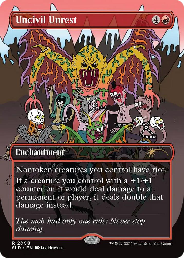 Uncivil Unrest 2008 card from Secret Lair Drop Series