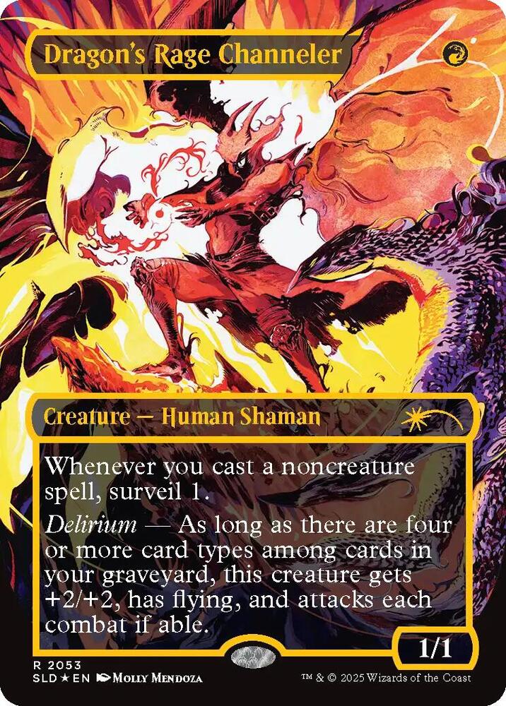 Dragon's Rage Channeler (Raised Foil) 2053 card from Secret Lair Drop Series