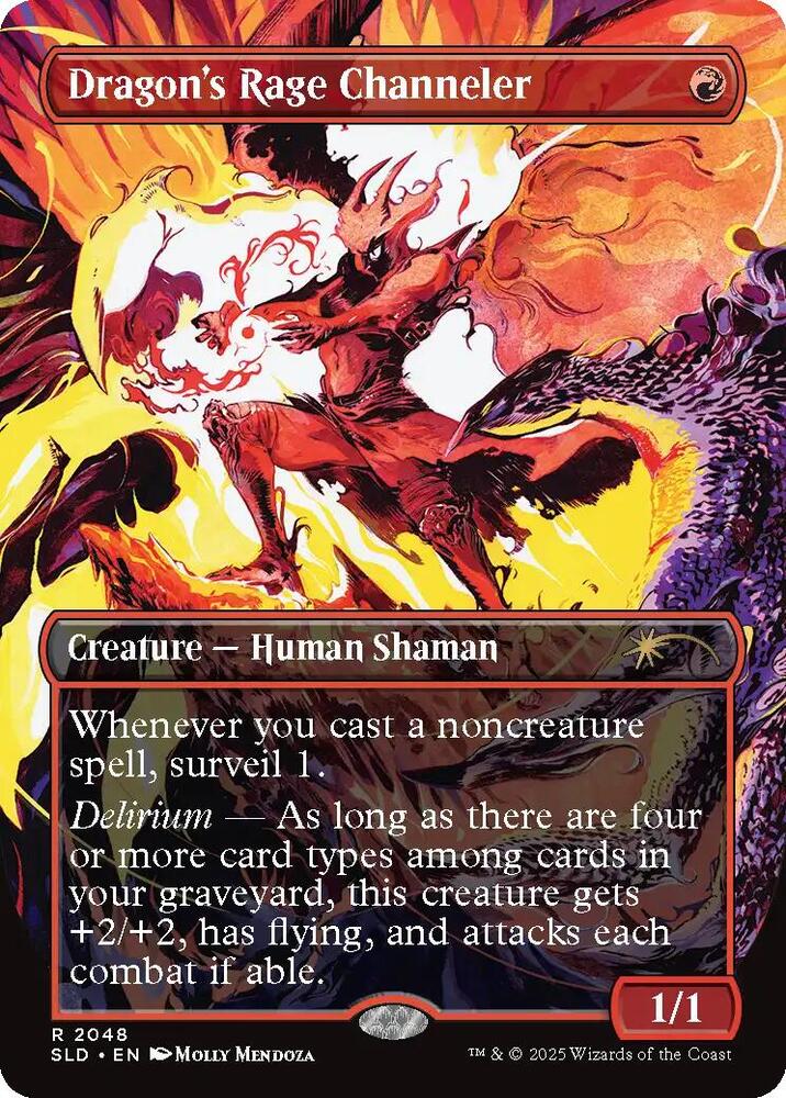 Dragon's Rage Channeler 2048 card from Secret Lair Drop Series