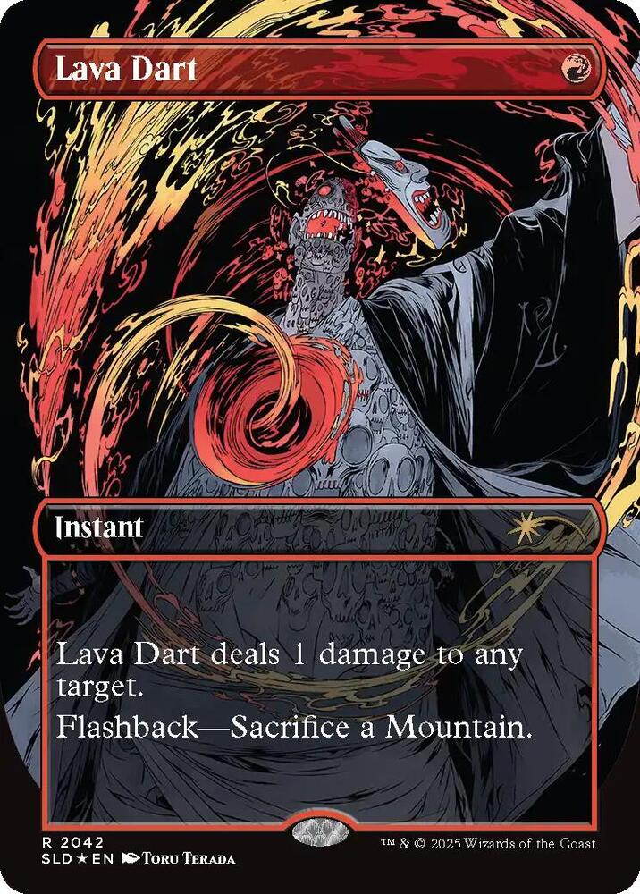 Lava Dart (Raised Foil) 2042 card from Secret Lair Drop Series