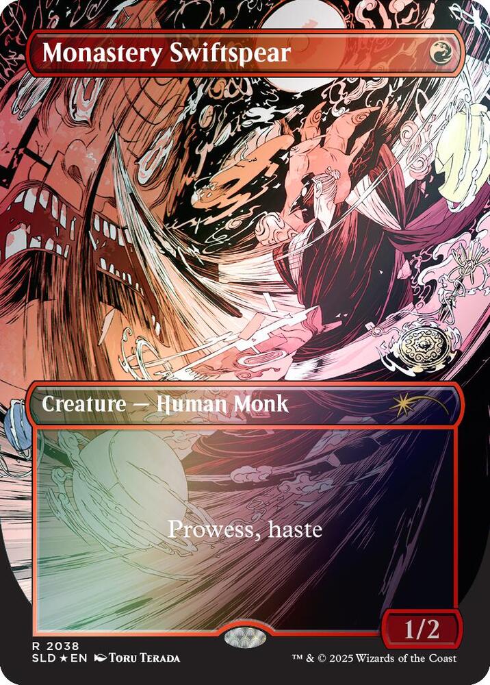 Monastery Swiftspear (Rainbow Foil) 2038 card from Secret Lair Drop Series