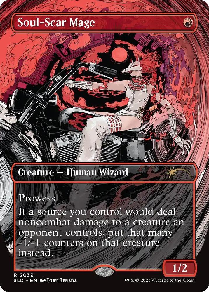 Soul-Scar Mage 2039 card from Secret Lair Drop Series