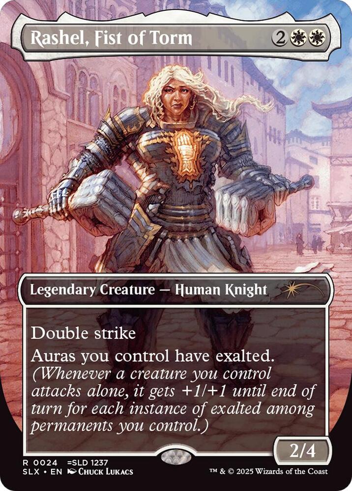 Rashel, Fist of Torm 24 card from SLX Cards
