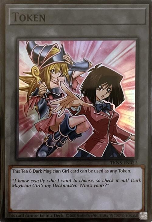 Token: Tea & Dark Magician Girl TKN5-EN022 card from Alliance Insight