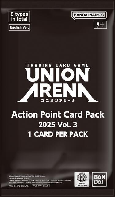 Union Arena Action Point Card Pack 2025 Vol. 3 card from Union Arena Promotion Cards
