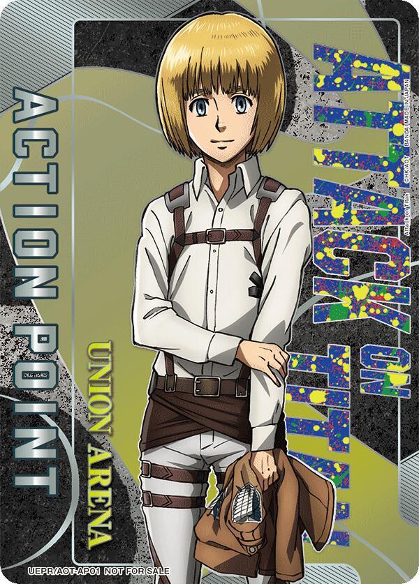 Action Point Card (AP01) (Attack on Titan) UEPR/AOT-AP01 card from Union Arena Promotion Cards
