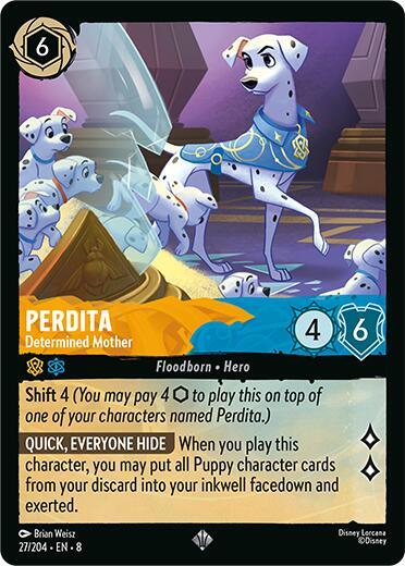 Perdita - Determined Mother 27/204 card from Reign of Jafar