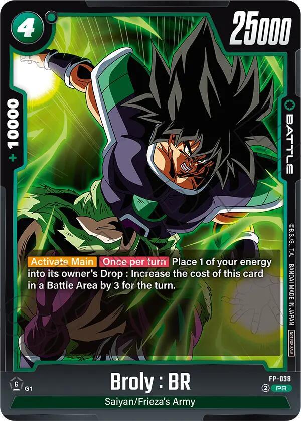 Broly : BR FP-038 card from Rivals Clash Release Event Cards
