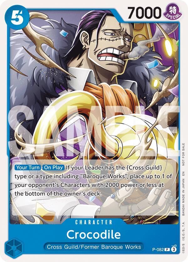 Crocodile (Store 2-on-2 Battle 2025) P-082 card from One Piece Promotion Cards