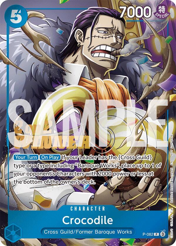 Crocodile (Store 2-on-2 Battle 2025 Winner) P-082 card from One Piece Promotion Cards