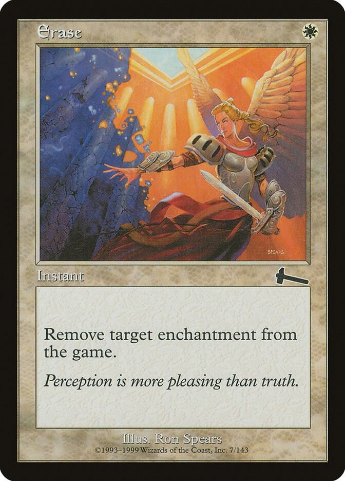 Erase 7 card from Urza's Legacy