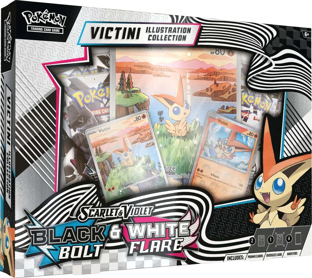 Unova Victini Illustration Collection card from SV: Black Bolt