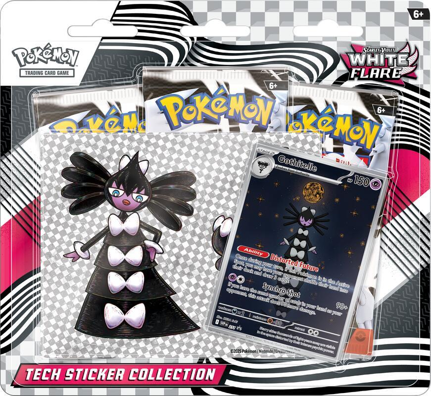 White Flare Tech Sticker Collection card from SV: White Flare