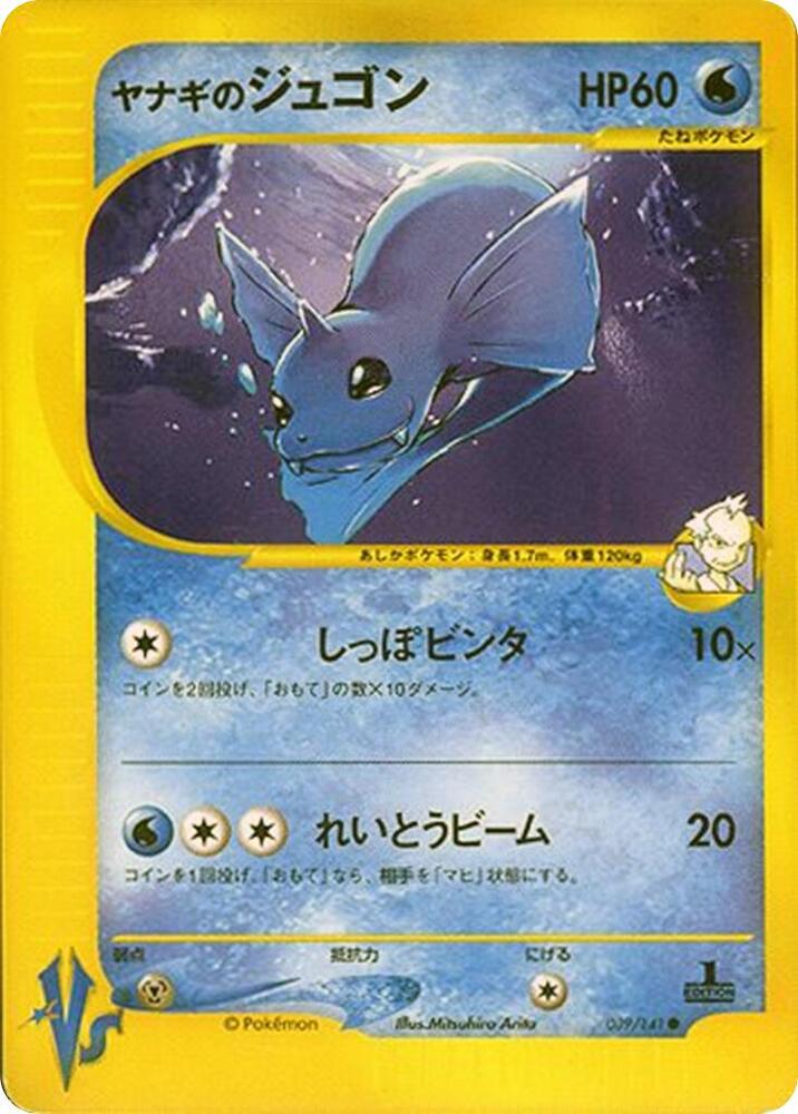 Pryce's Dewgong 039/141 card from Pokemon VS