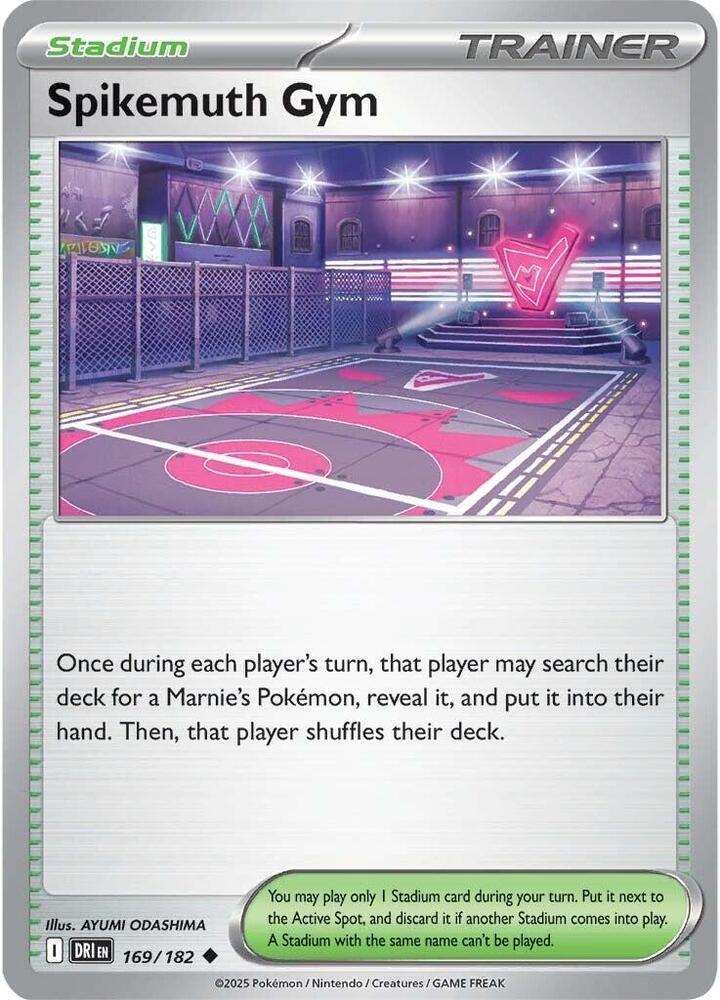 Spikemuth Gym 169/182 card from SV10: Destined Rivals