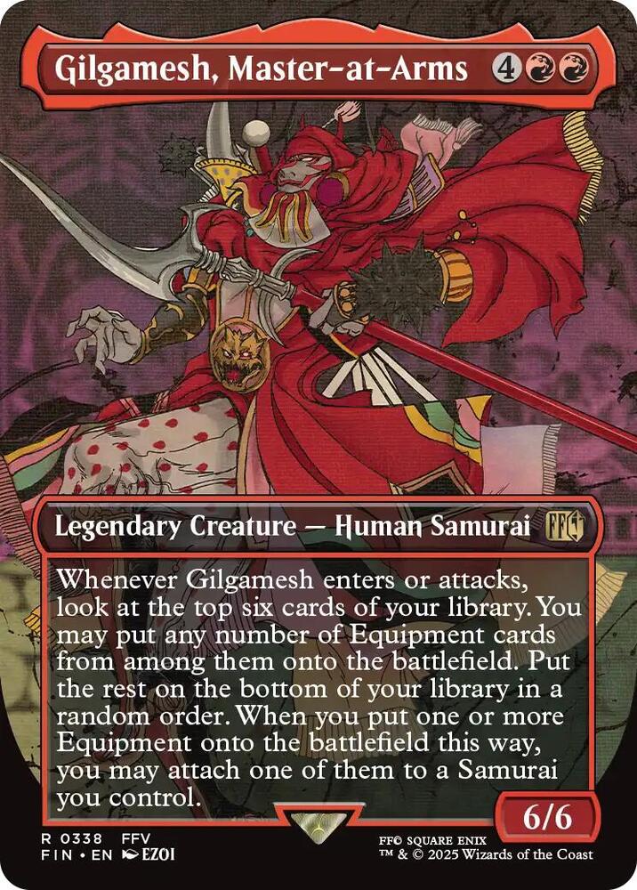Gilgamesh, Master-at-Arms (Borderless) 338 card from FINAL FANTASY