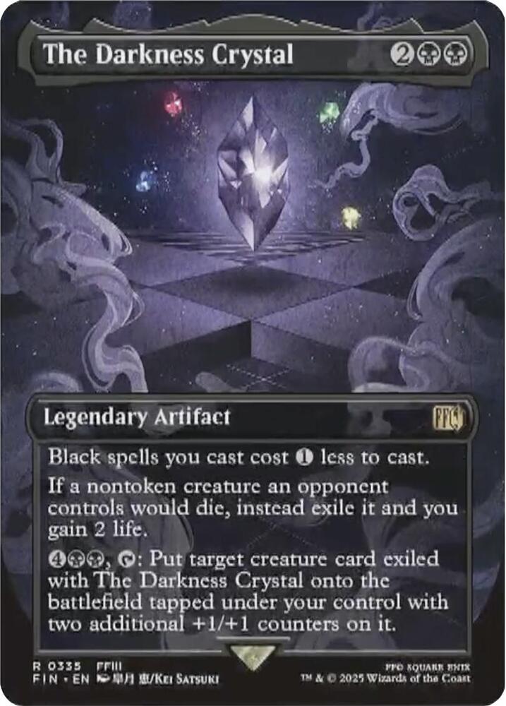 The Darkness Crystal (Borderless) 335 card from FINAL FANTASY