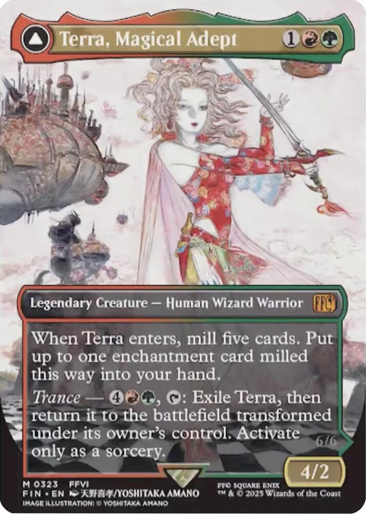 Terra, Magical Adept (Borderless) 323 card from FINAL FANTASY