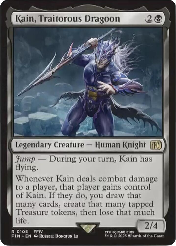 Kain, Traitorous Dragoon 105 card from FINAL FANTASY