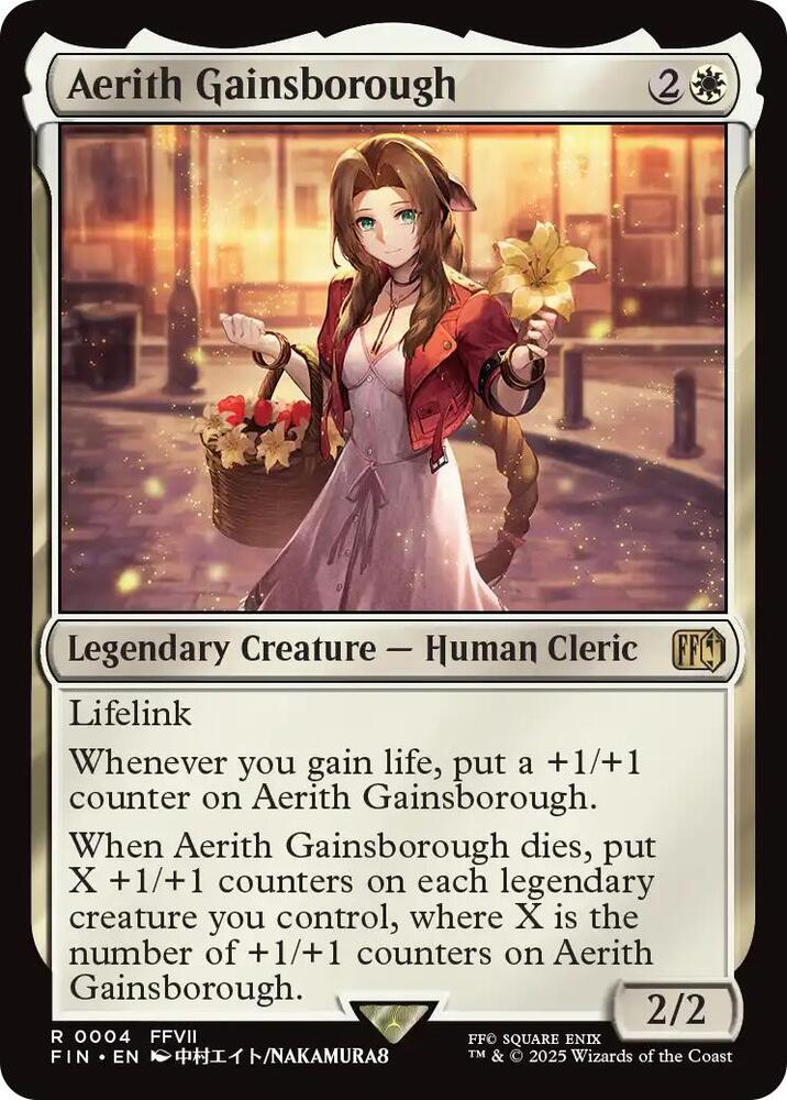 Aerith Gainsborough 4 card from FINAL FANTASY
