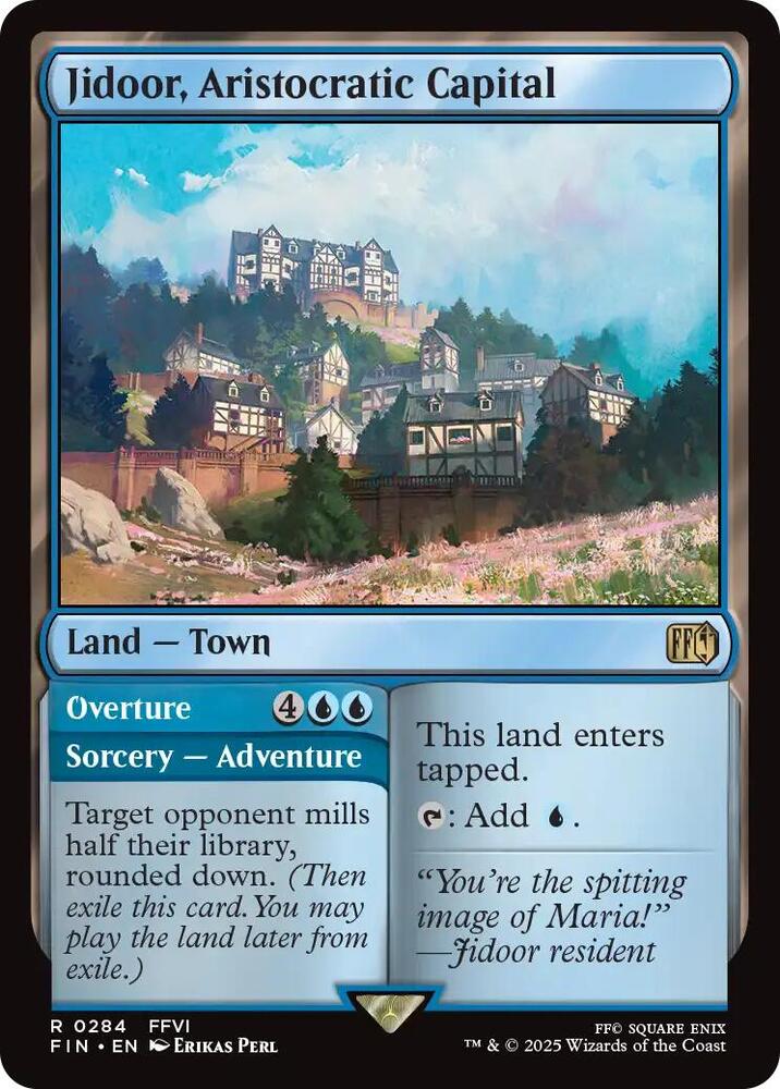 Jidoor, Aristocratic Capital 284 card from FINAL FANTASY