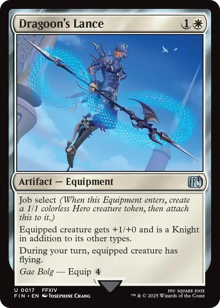 Dragoon's Lance 17 card from FINAL FANTASY