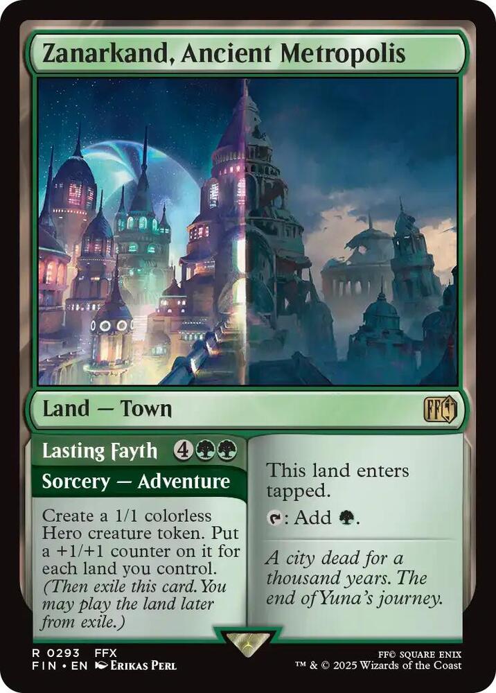 Zanarkand, Ancient Metropolis 293 card from FINAL FANTASY