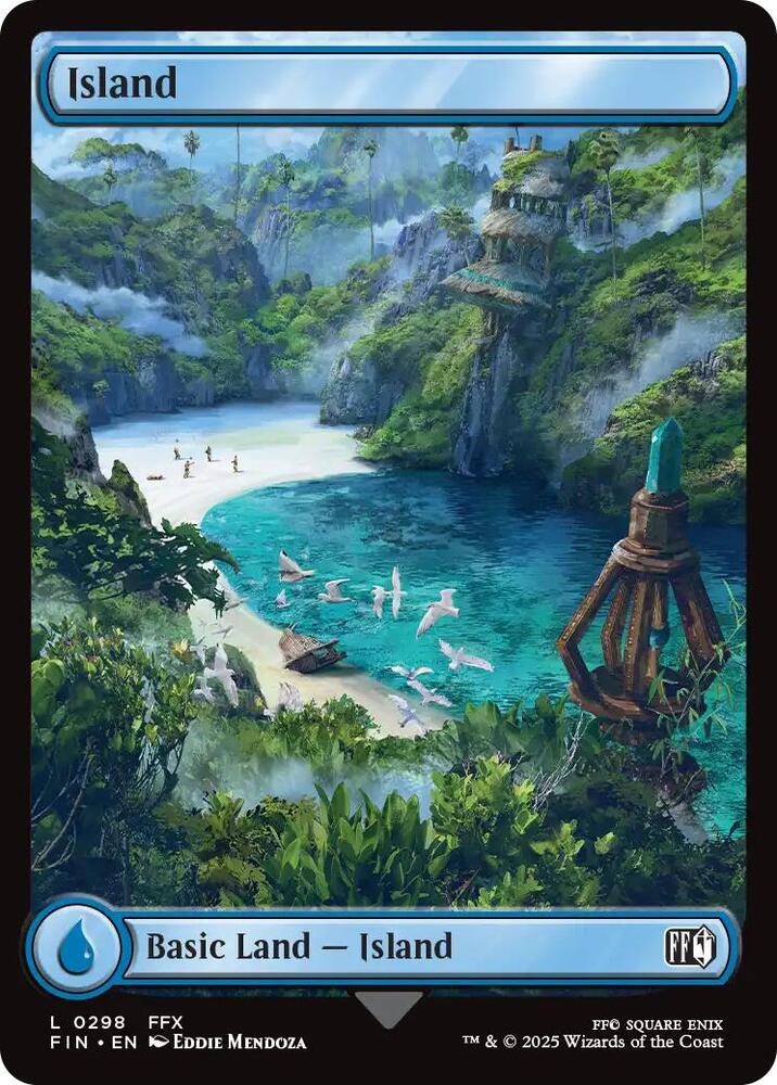 Island 298 card from FINAL FANTASY