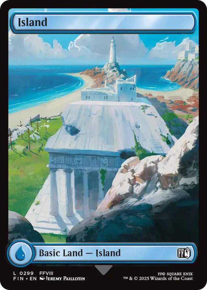 Island 299 card from FINAL FANTASY