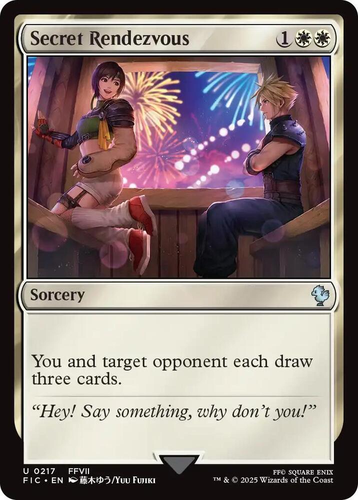 Secret Rendezvous 217 card from Commander: FINAL FANTASY