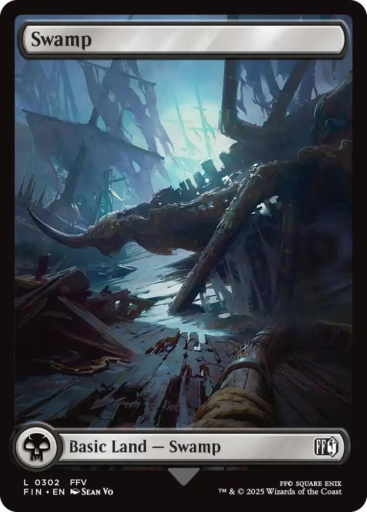 Swamp 302 card from FINAL FANTASY