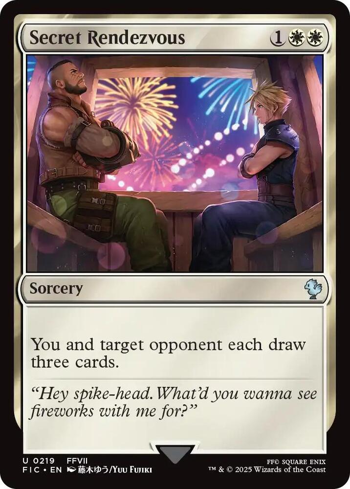 Secret Rendezvous 219 card from Commander: FINAL FANTASY