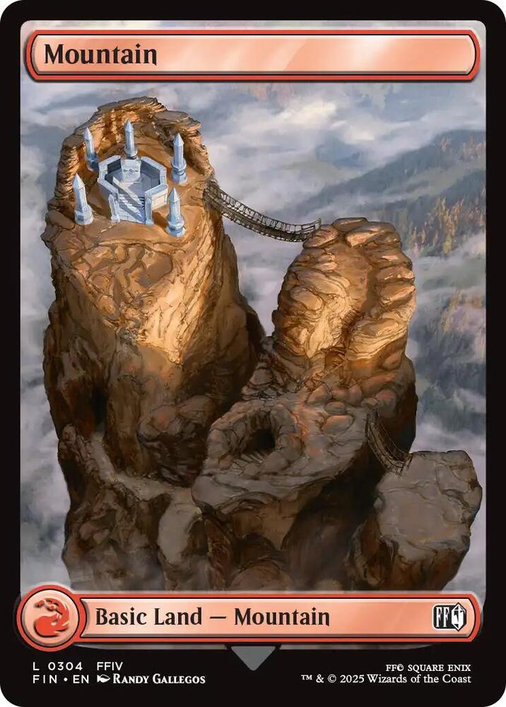 Mountain 304 card from FINAL FANTASY