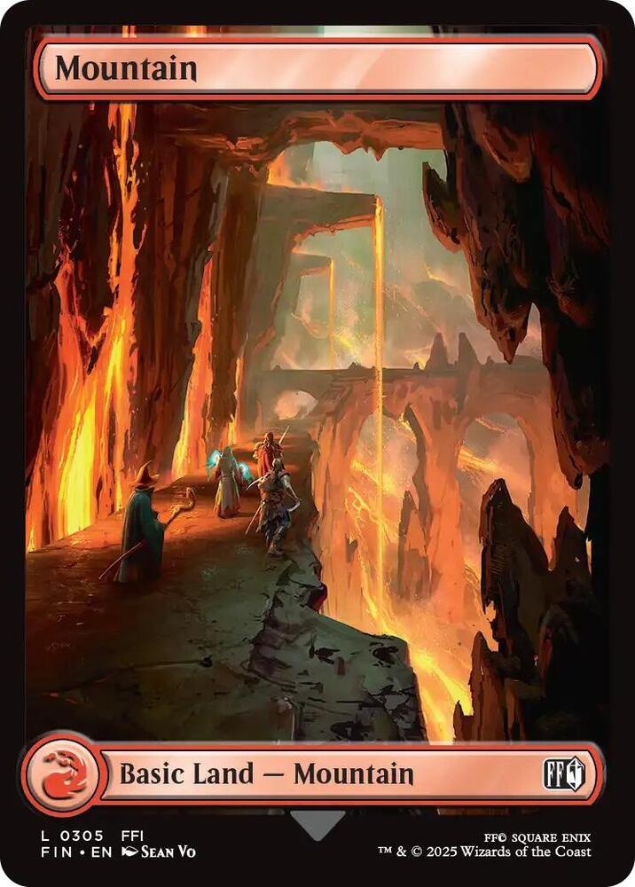 Mountain 305 card from FINAL FANTASY