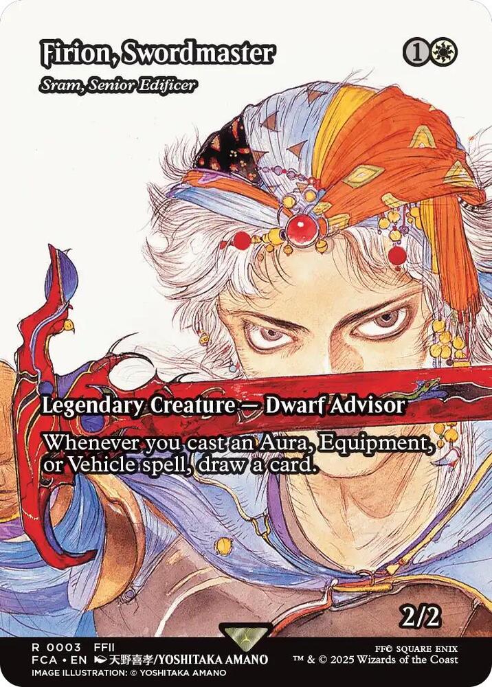 Firion, Swordmaster - Sram, Senior Edificer (Showcase) 3 card from FINAL FANTASY: Through the Ages