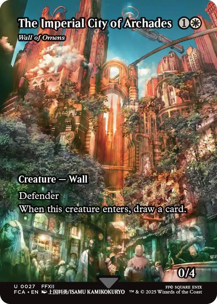 The Imperial City of Archades - Wall of Omens (Showcase) 27 card from FINAL FANTASY: Through the Ages