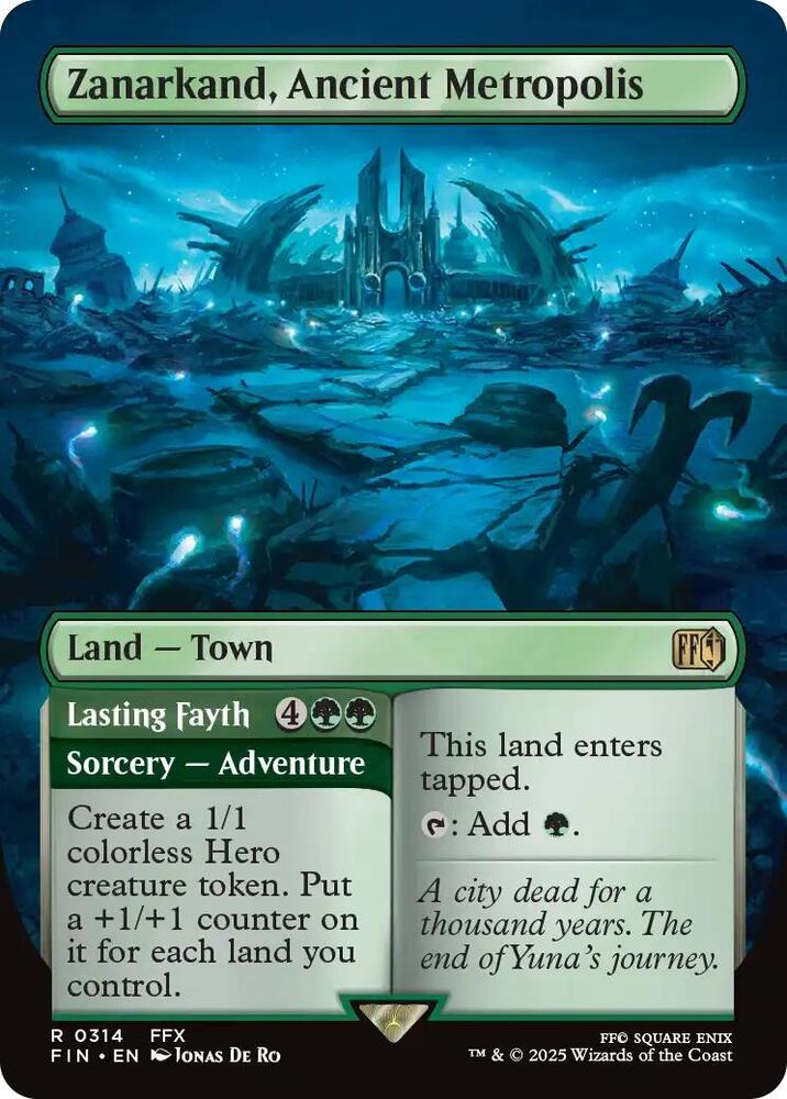 Zanarkand, Ancient Metropolis (Borderless) 314 card from FINAL FANTASY