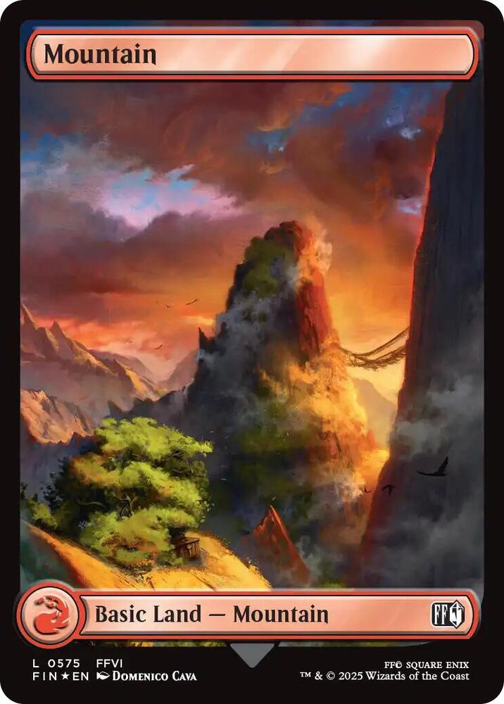 Mountain (Surge Foil) 575 card from FINAL FANTASY
