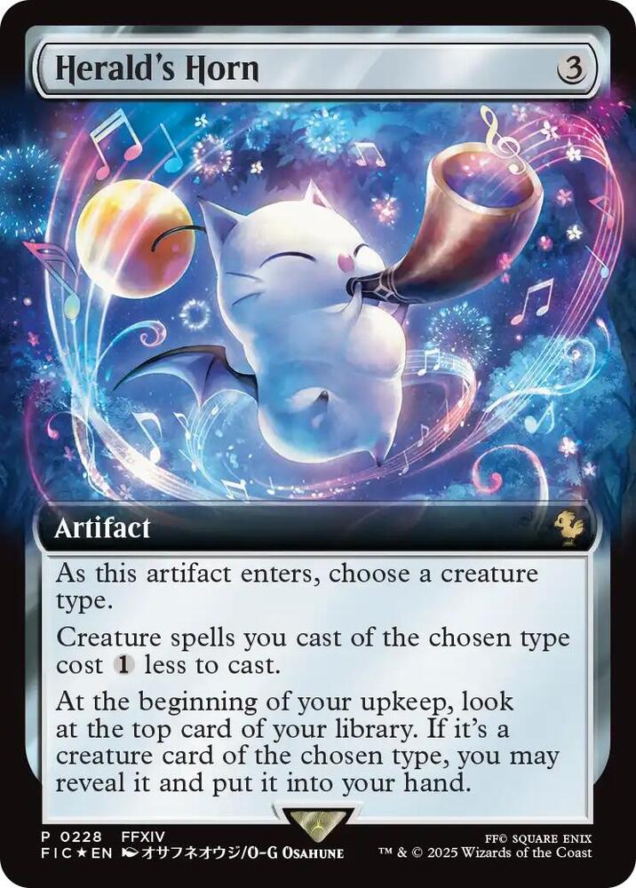 Herald's Horn (Extended Art) 228 card from Buy-A-Box Promos