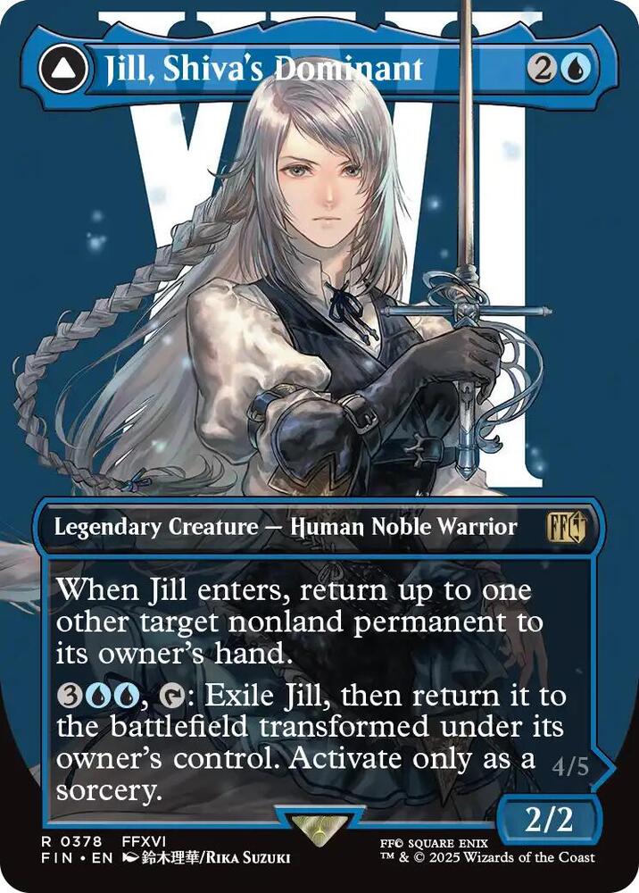 Jill, Shiva's Dominant (Borderless) 378 card from FINAL FANTASY