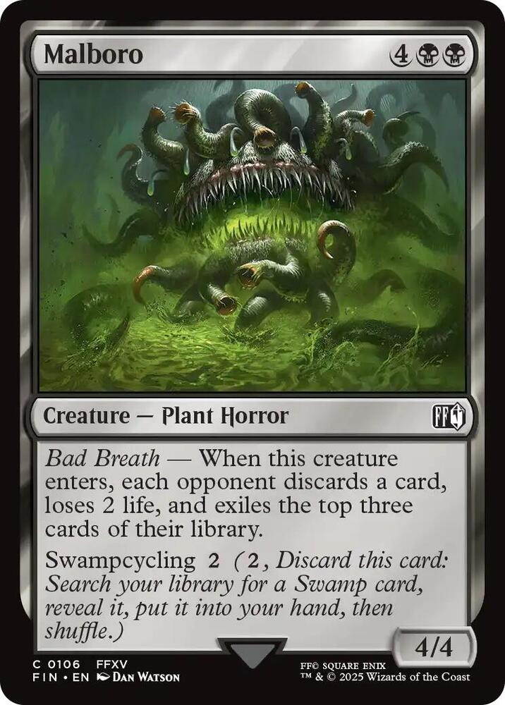 Malboro 106 card from FINAL FANTASY