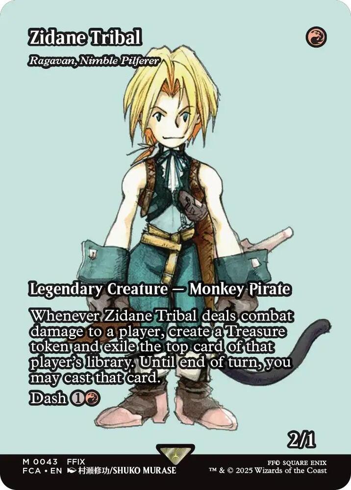 Zidane Tribal - Ragavan, Nimble Pilferer (Showcase) 43 card from FINAL FANTASY: Through the Ages