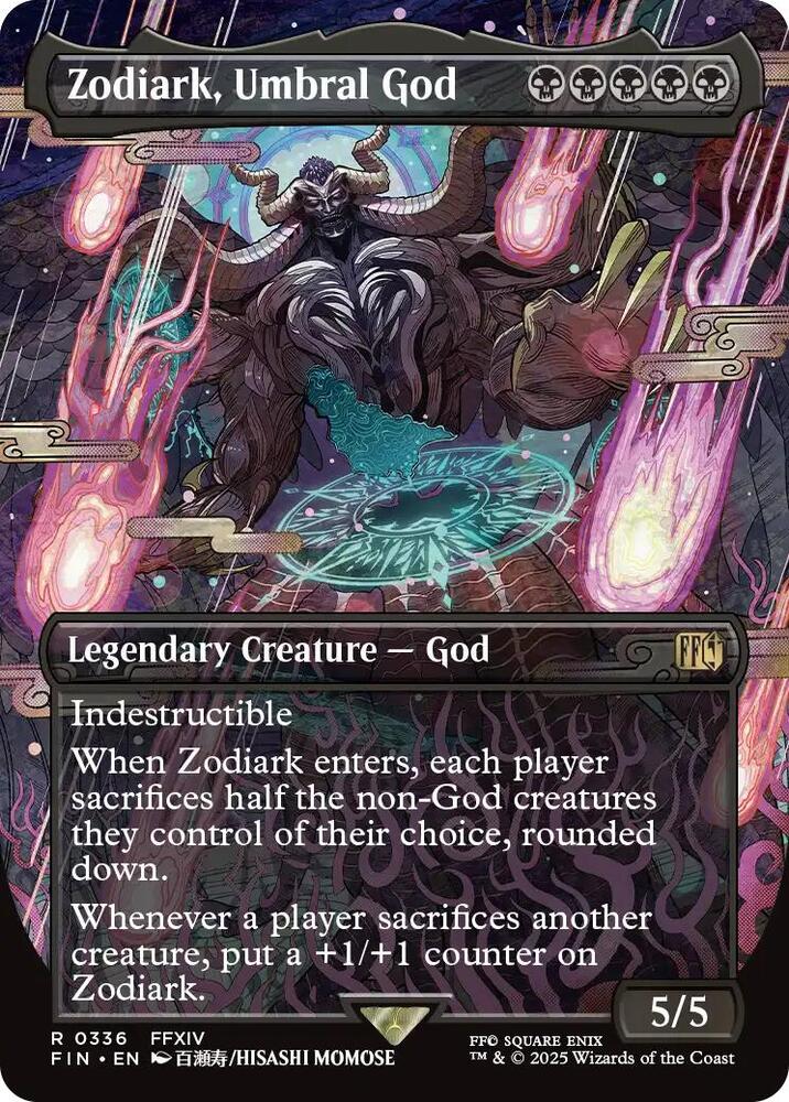 Zodiark, Umbral God (Borderless) 336 card from FINAL FANTASY
